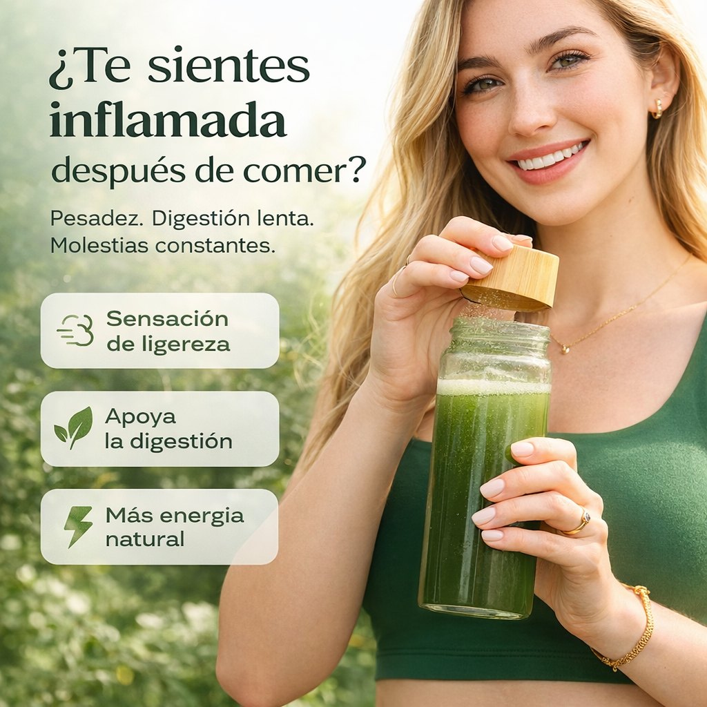 Bloom Mezcla verde para tu digestión diaria