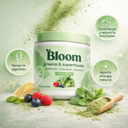 Bloom Mezcla verde para tu digestión diaria
